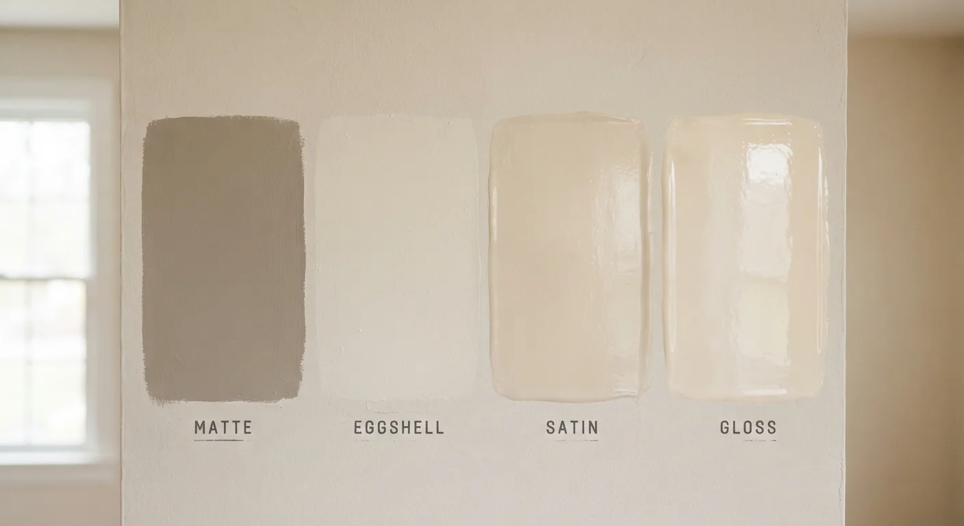Interior Paint Finishes: Matte, Eggshell, Satin, and Gloss Compared