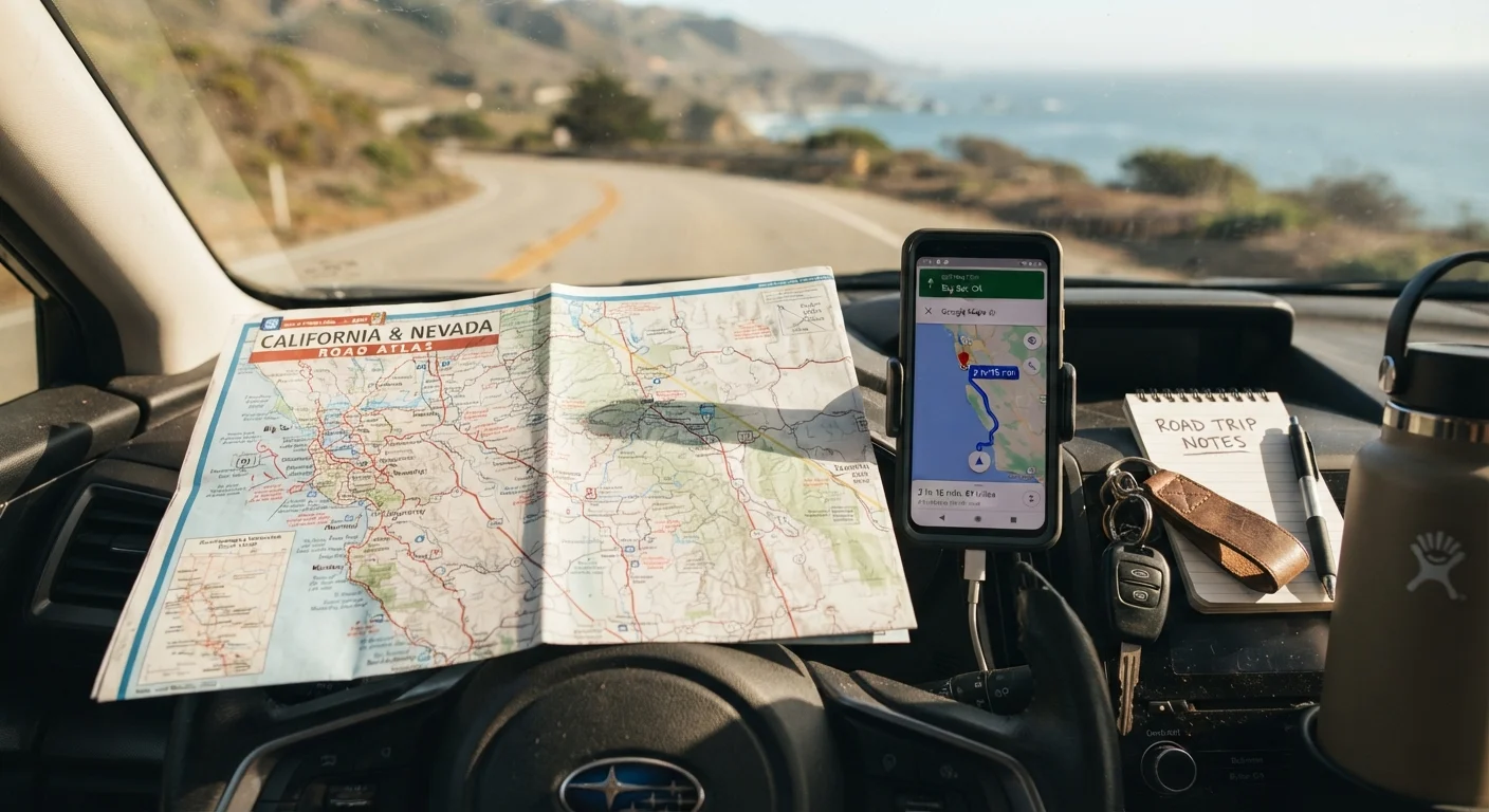 Navigation Apps and Paper Maps: What Experienced Road Trippers Actually Use