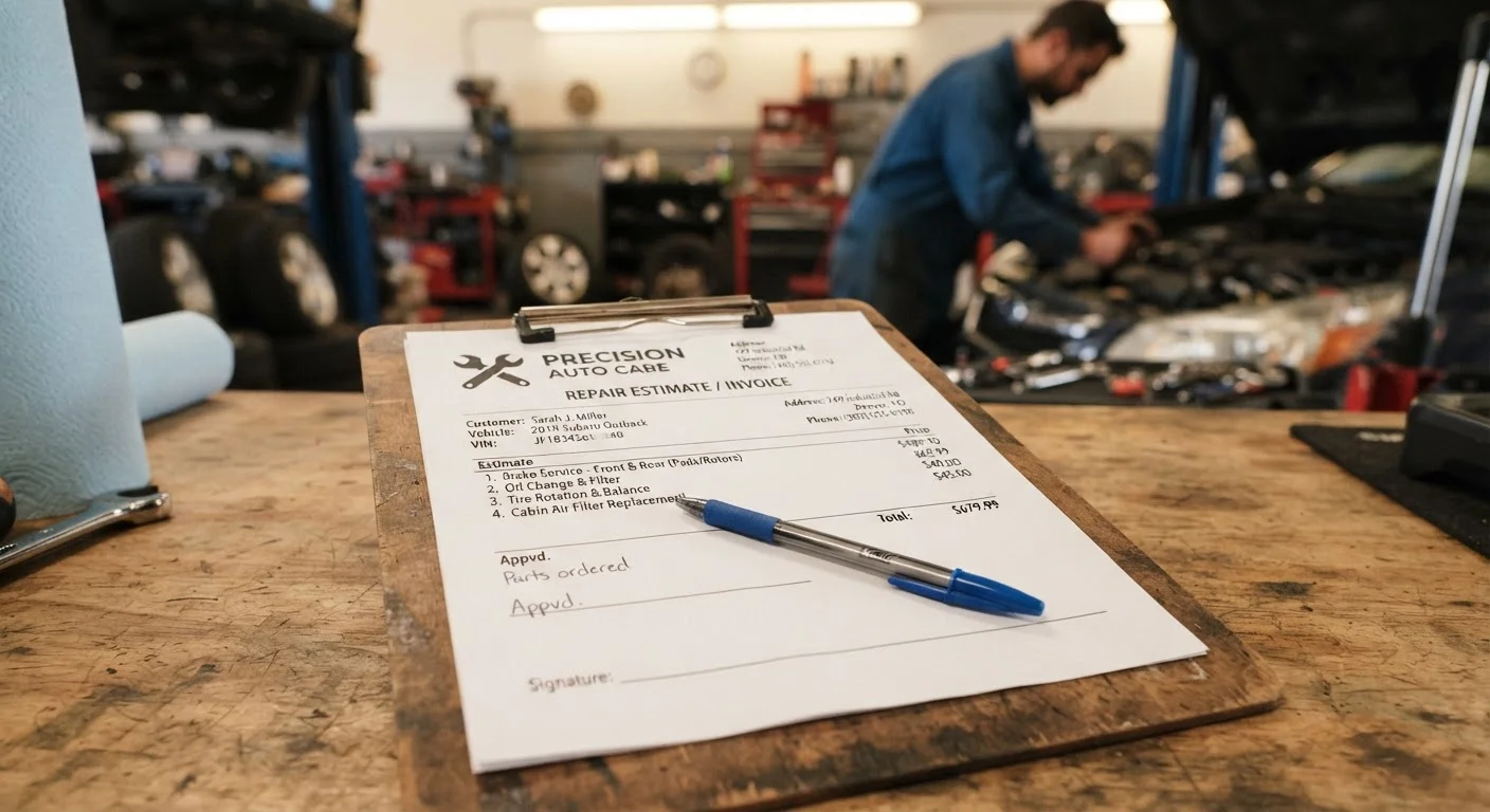 Reading a Mechanic's Quote: What the Line Items Actually Mean
