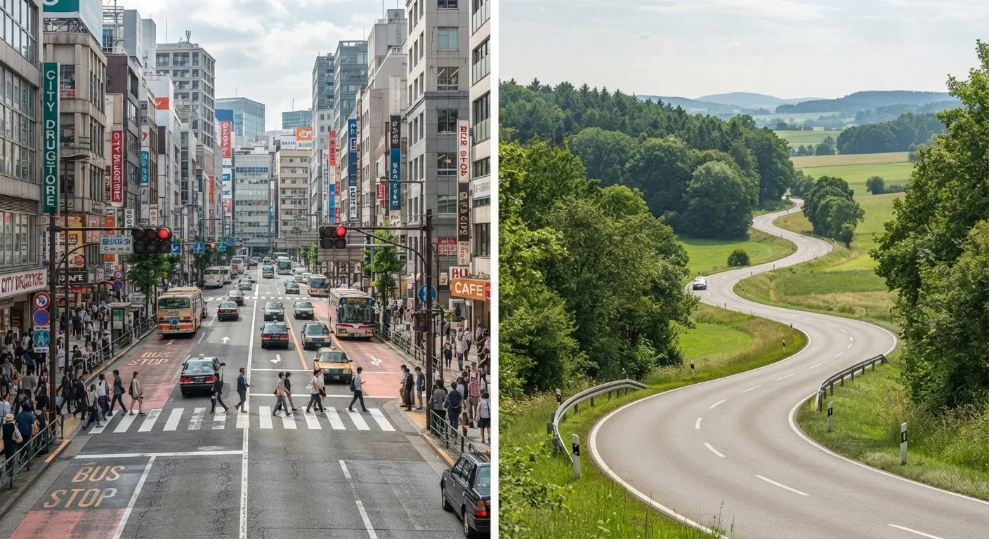 Urban Driving vs Rural Roads: How Hazards and Required Skills Differ