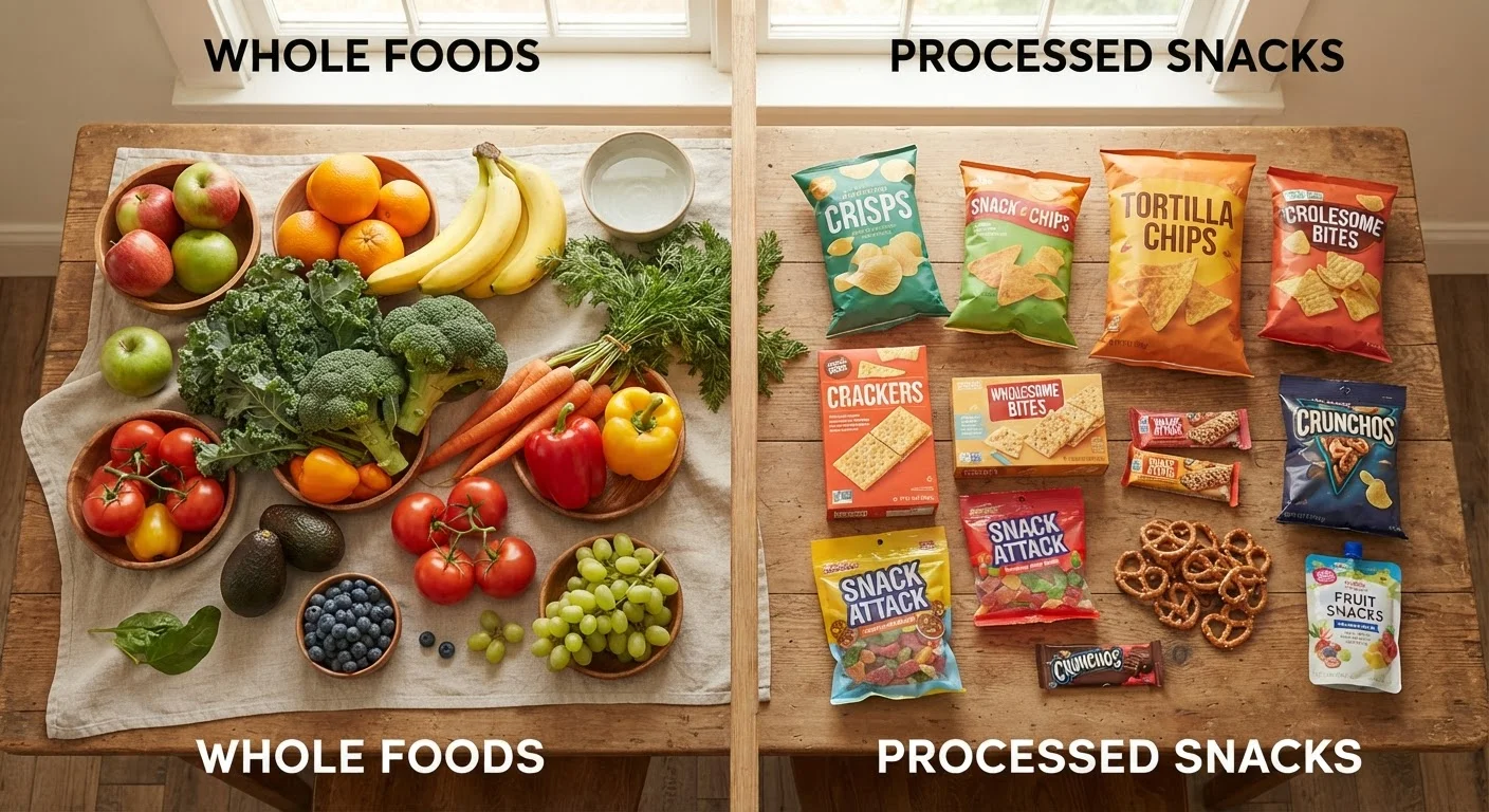 Whole Foods vs Processed Foods: What the Difference Really Means